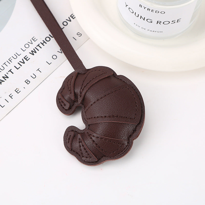 Wholesale New creative patch DIY leather bag keychain jewelry accessories